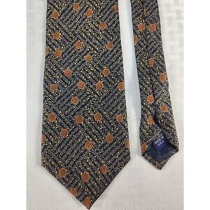 New!‎ Structure Le Collezioni 100% Silk Men's Tie NWT Brown Black Beige